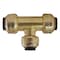 Apollo 1/2 in. x 1/2 in. x 3/8 in. Brass Push-To-Connect Reducer Tee FSBT121238 - alternate 1